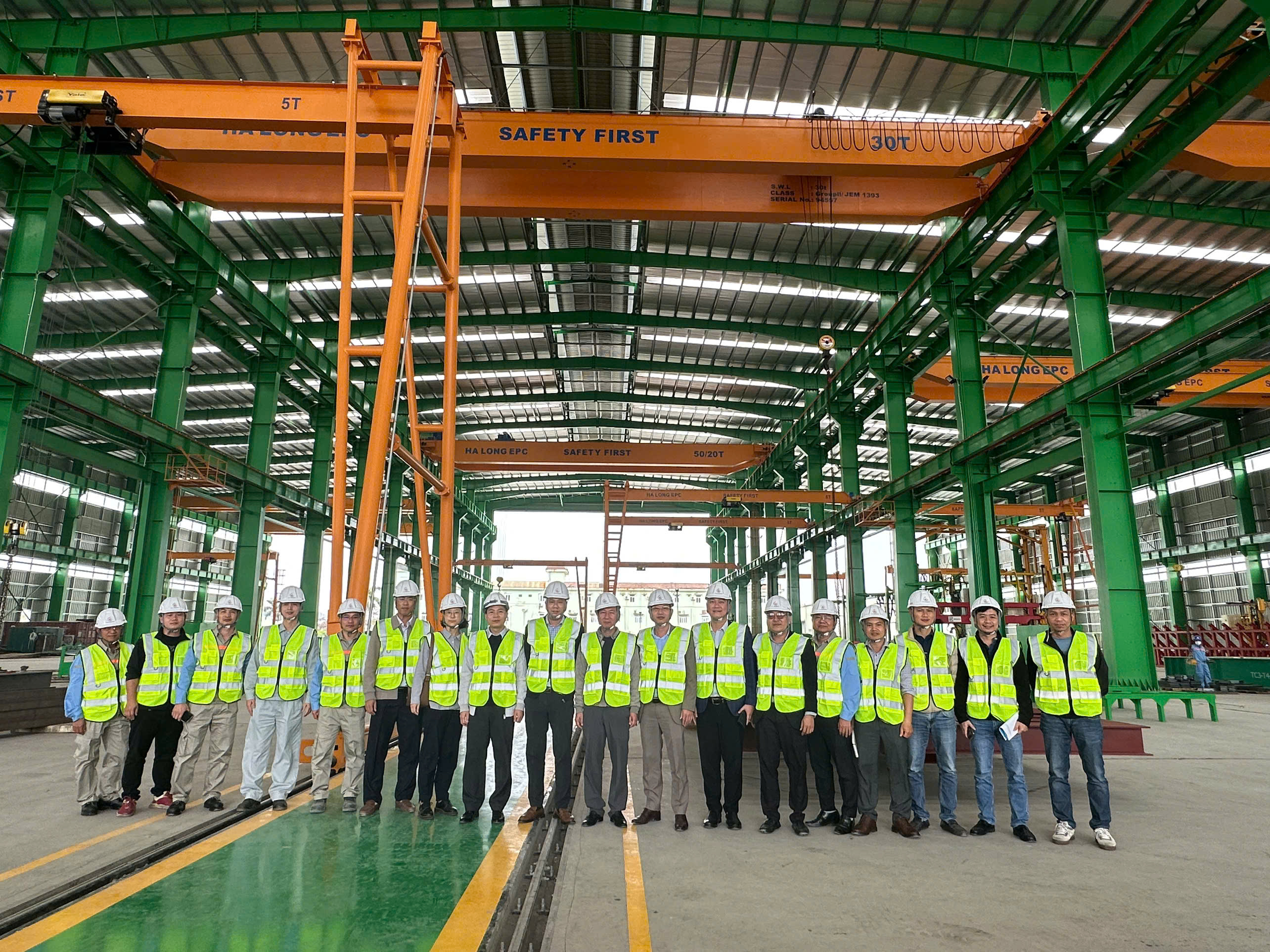 HẠ LONG EPC CHÀO ĐÓN CÁC THÀNH VIÊN LIÊN DANH VÀ TƯ VẤN ĐẾN THAM QUAN, ĐÁNH GIÁ NĂNG LỰC NHÀ MÁY